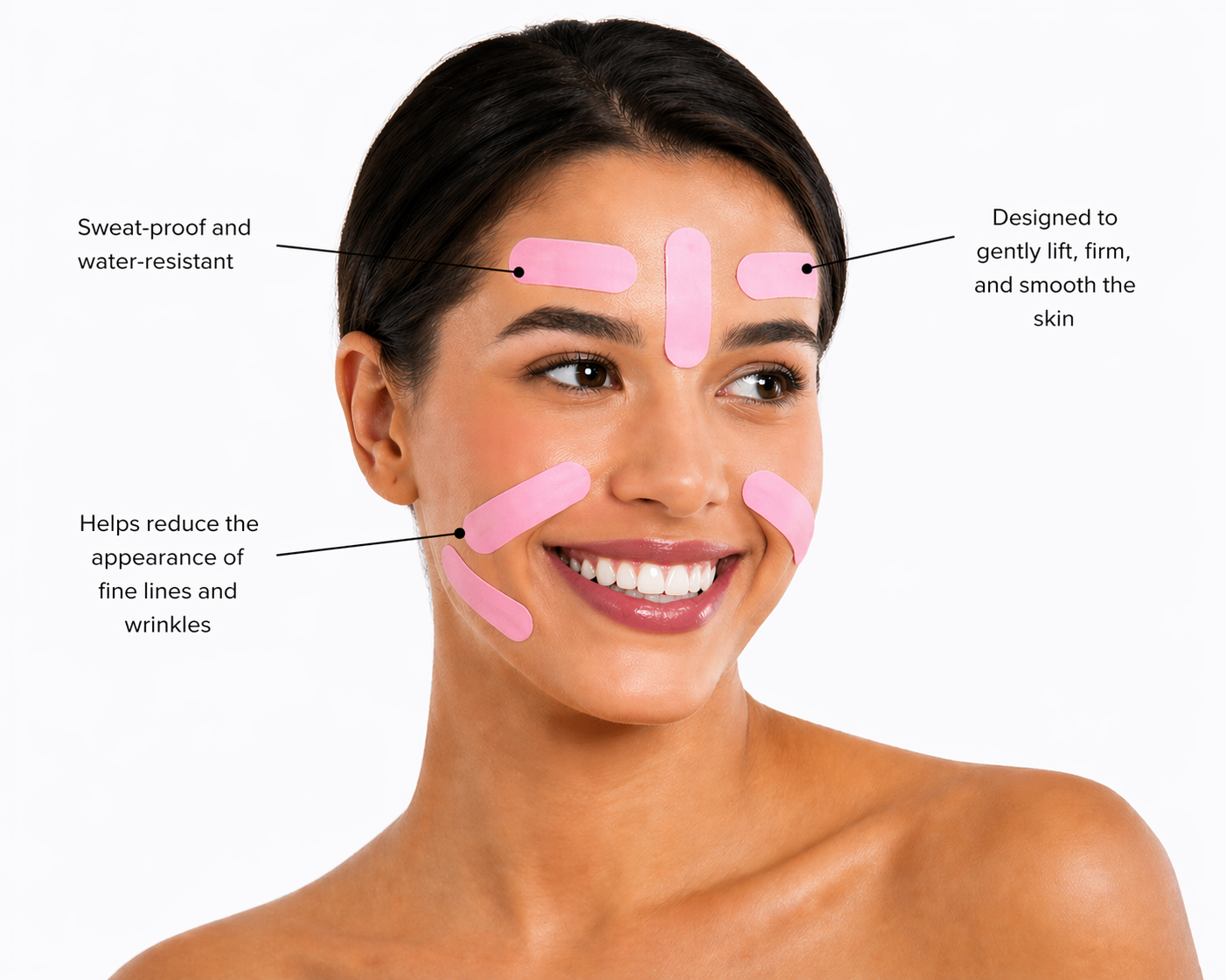 Nanova Face Tape – 14 Day Overnight Wrinkle Patch Bundle